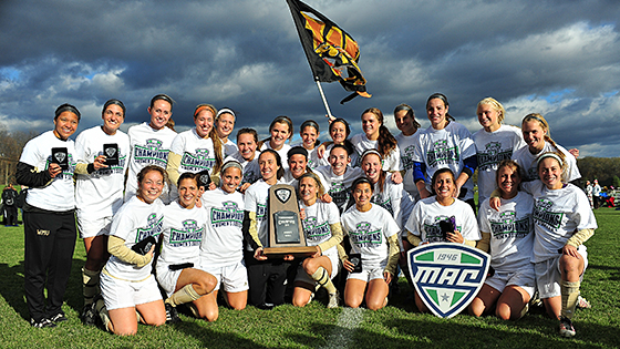 Women&#039;s soccer team clinches MAC tournament championship | WMU News