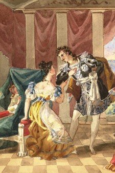 Artwork depicting The Marriage of Figaro.