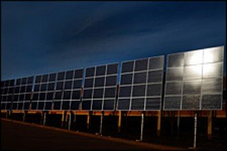 Photo of WMU solar array