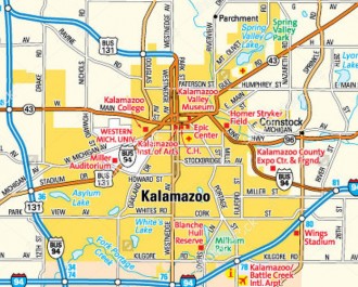 map of Kalamazoo