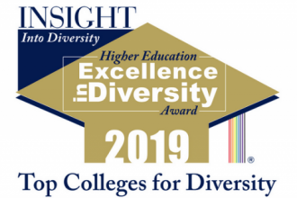 Decorative image "Insight Into Diversity, Higher Education Excellence in Diversity Award 2019"