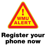 Register your phone now for campus alerts.