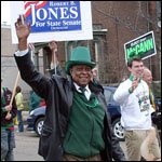 Photo of Robert B Jones at the 2010 Kalamazoo St Patrick's Day parade.