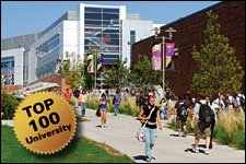 Photo of Western Michigan University, a top 100 national university.