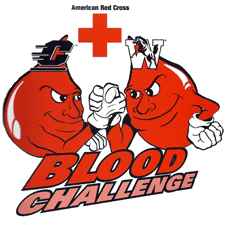 WMU-CMU American Red Cross Blood Challenge artwork.
