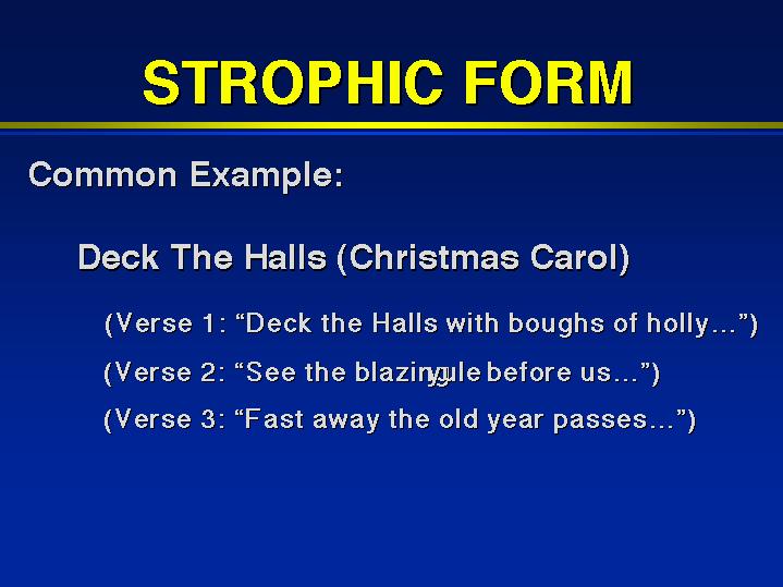 strophic-form