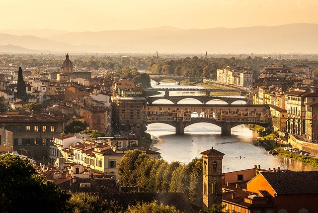 Overlooking Florence at Sunset