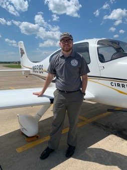 WMU Aviation Management and Flight Student Matthew Wietstock