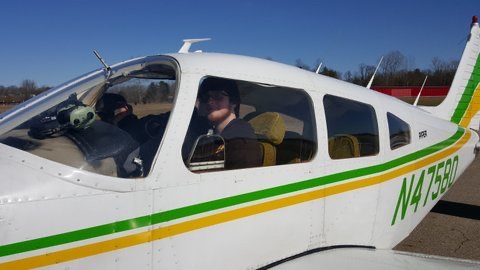 WMU Aviation Management and Operations Student Zach Orfin