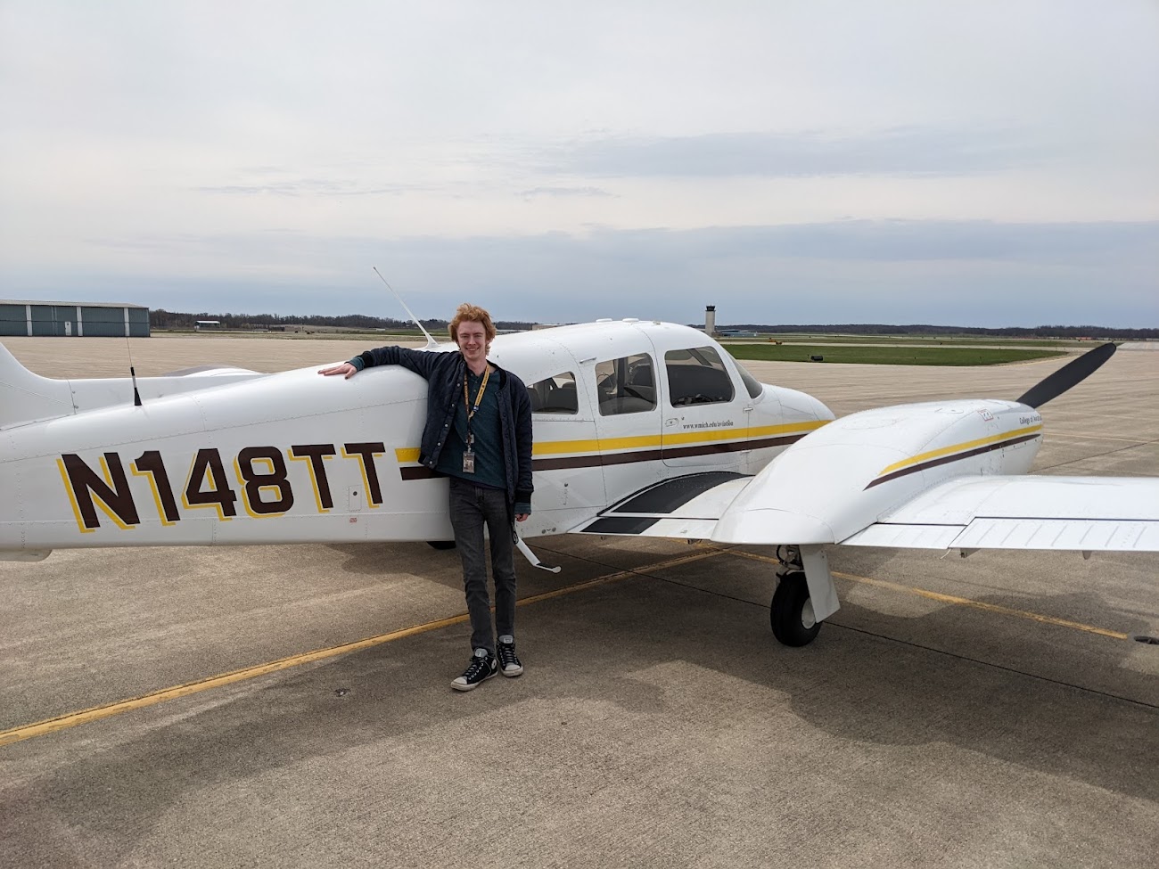 WMU Aviation Flight Science Student Patrick Lambour