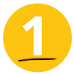 Stylized graphic of the numeral 1