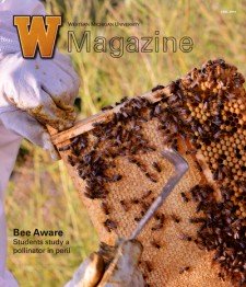 Photo of cover of the fall 2014 issue of the WMU Magazine.