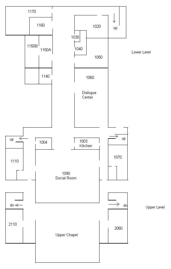 floor plan of kanley chapel