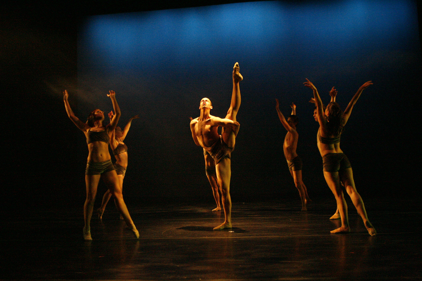 Dancers on stage.