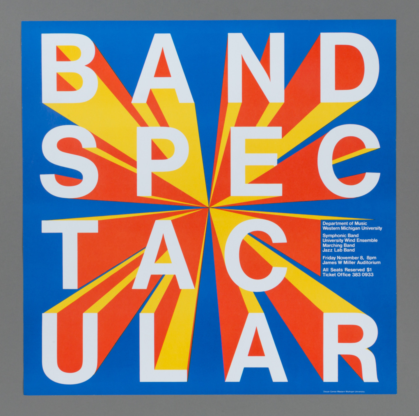 A graphic design that reads, "Band Spectacular."