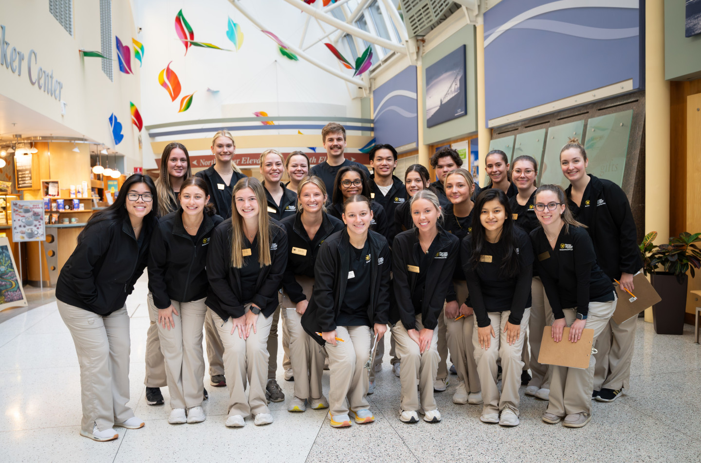 A group photo of WMU nursing students.