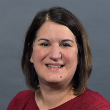 Headshot of Angela Brcka, web developer/content strategist at Western Michigan University Libraries.