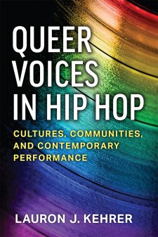 The book cover of "Queer Voices in Hip Hop."