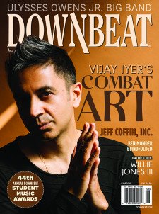 The cover of DownBeat magazine's June 2021 edition.