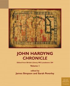 Cover image of John Hardyng, "Chronicle," Vol. 1: John Harding's Map of Scotland, Lansdowne MS 204, folios 226v-227r, The British Library