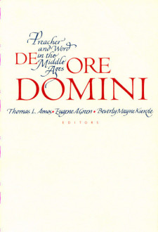 Cover image of De Ore Domini: Preacher and Word in the Middle Ages