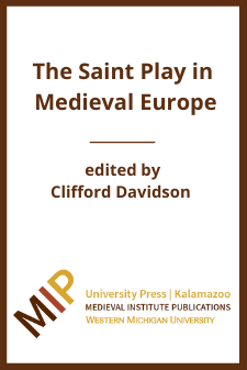 Cover image of The Saint Play in Medieval Europe