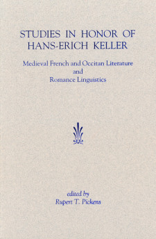 Cover image of Studies in Honor of Hans-Erich Keller: Medieval French and Occitan Literature and Romance Linguistics