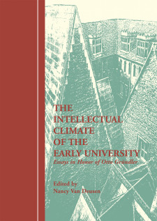 Cover image of The Intellectual Climate of the Early University: Essays in Honor of Otto Gründler