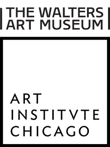 The logos of the Walters Art Museum and the Art Institute of Chicago