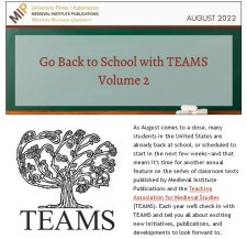Thumbnail of MIP's August 2022 newsletter, with a header reading "Go Back to School with TEAMS Volume 2" above a text paragraph.