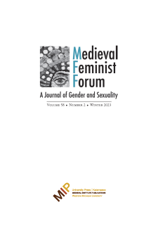 Cover image of Medieval Feminist Forum, volume 58, issue 2