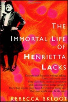 The Immortal Life of Henrietta Lacks book cover.