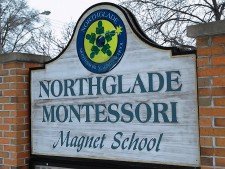 Sign Northglade Montessori Magnet School