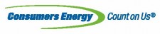 Consumers Energy logo, Count on Us.