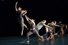 Dancers perform student choreography