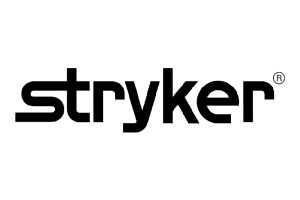 Stryker logo in black.