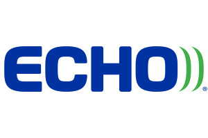 Echo logo in blue and green.