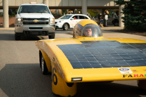 WMU's Sunseeker solar car.