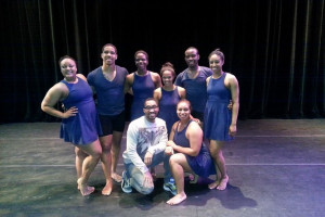 A group photo of student dancers.