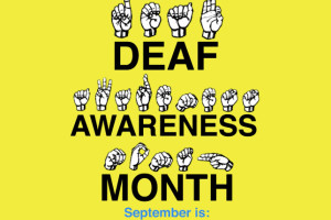 Deaf awareness month