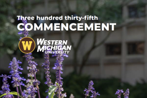 Program cover: Flowers on WMU's main campus