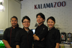 WMU alumni at Kalamazoo Cafe in Malaysia