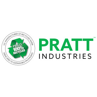 Pratt Industries logo in green and black.