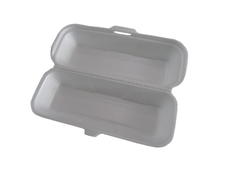 styrofoam take out container