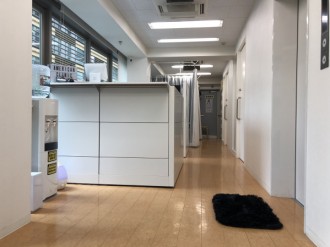 A mental health clinic hallway in Japan.