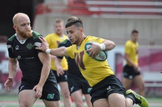 Joseph Backe plays rugby.