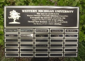 Donation plaque