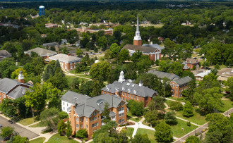 Aerial of Albion College