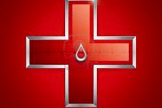 Photo of blood donation logo.
