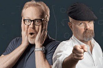 Photo of co-hosts of popular show MythBusters.